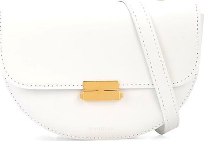 Wandler White Anna Buckle Belt Bag