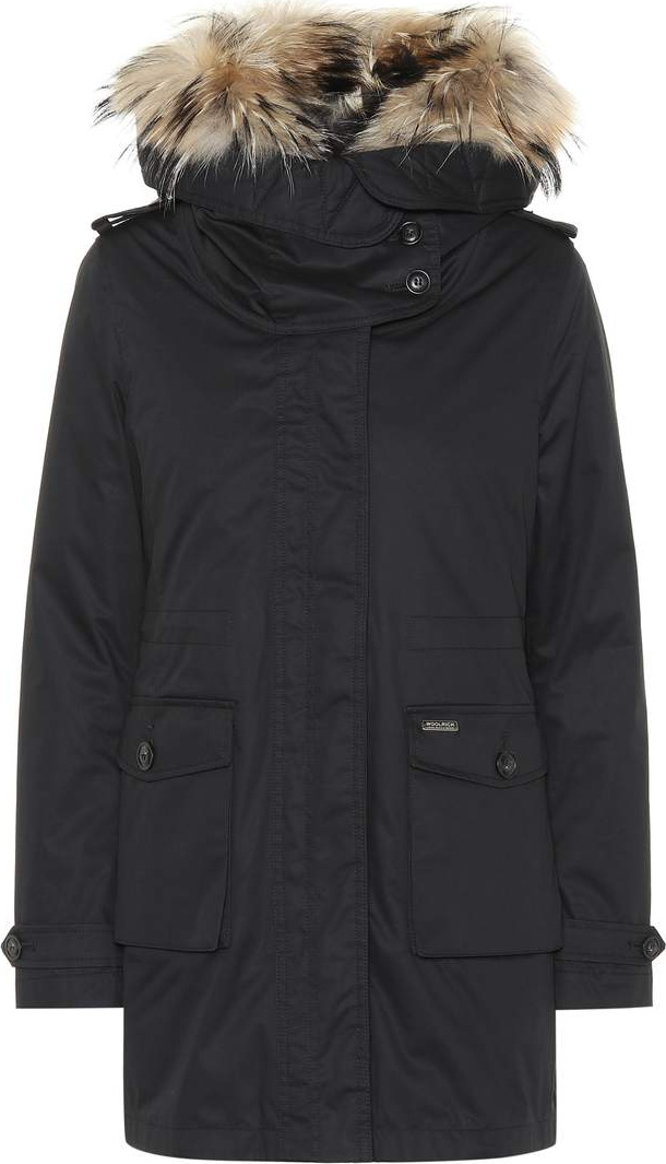 Woolrich Scarlett fur-trimmed parka