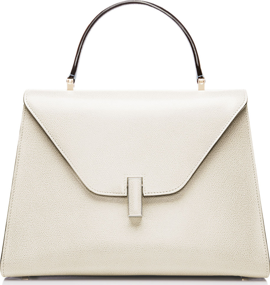 Valextra Iside Mini Leather Satchel Bag