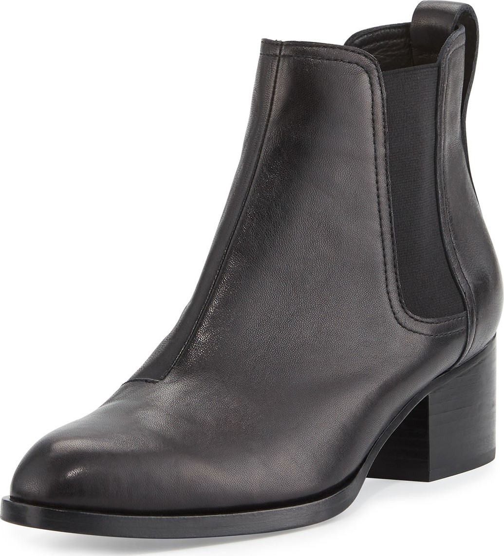 Rag & Bone Walker Leather Ankle Boots, Black