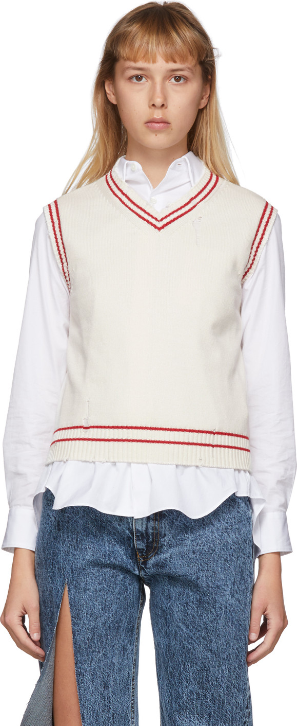 Maison Margiela Off-White Gauge 7 Vest