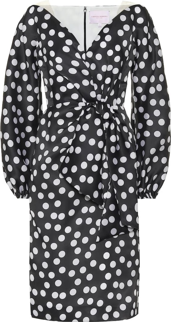 Carolina Herrera Polka-dot midi dress