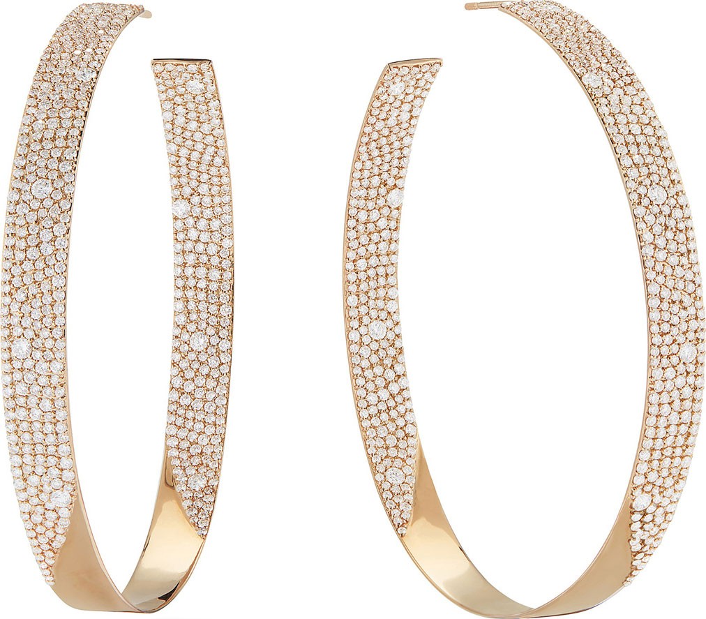 Lana 14k Vanity Inside-Outside Diamond Hoop Earrings