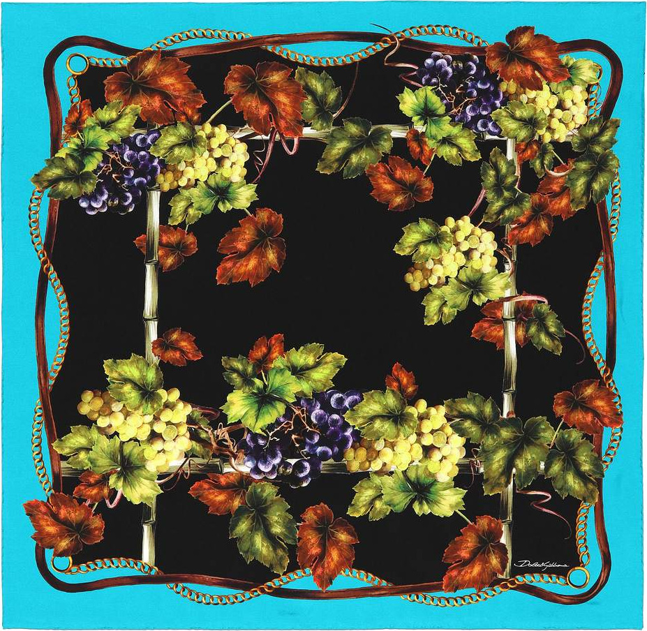 Dolce & Gabbana Printed silk scarf