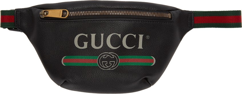 Gucci Black Small Logo Belt Bag