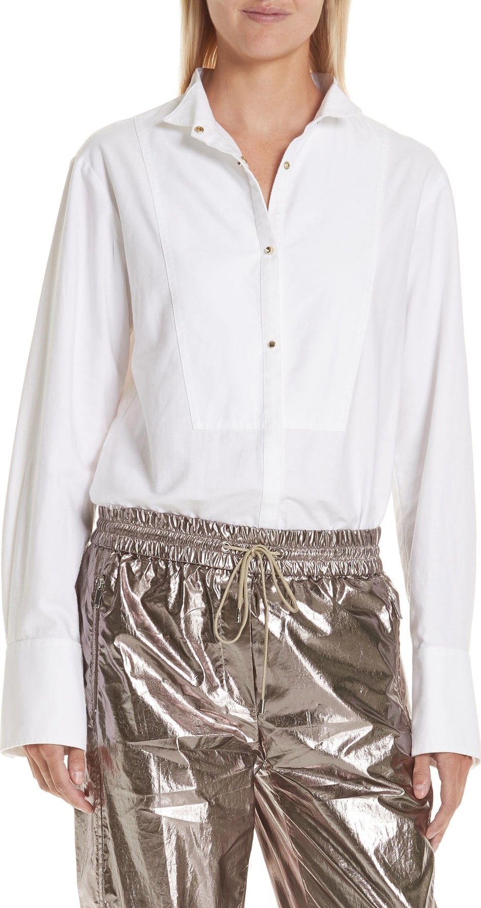 GREY Jason Wu Oxford Shirting Blouse