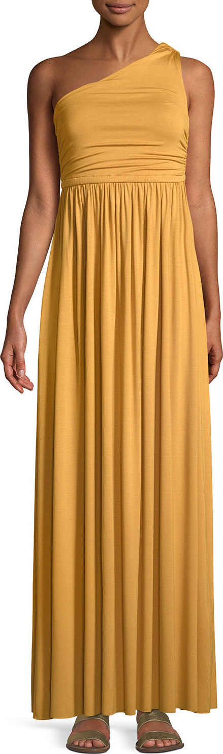 Rachel Pally Kaitlynn One-Shoulder Long Dress