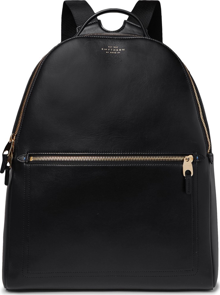 Smythson Bond Leather Backpack