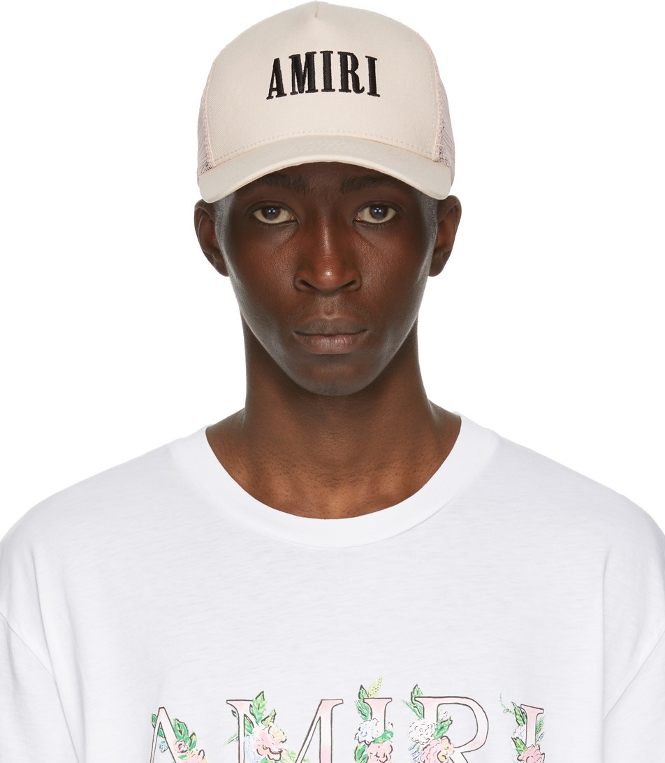 Amiri Pink Logo Cap