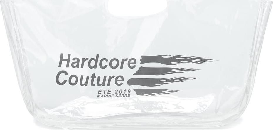 Marine Serre Printed PU tote