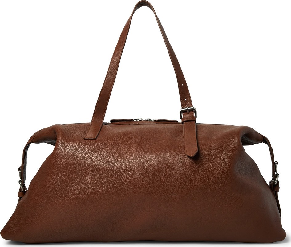 Dries Van Noten Full-Grain Leather Holdall