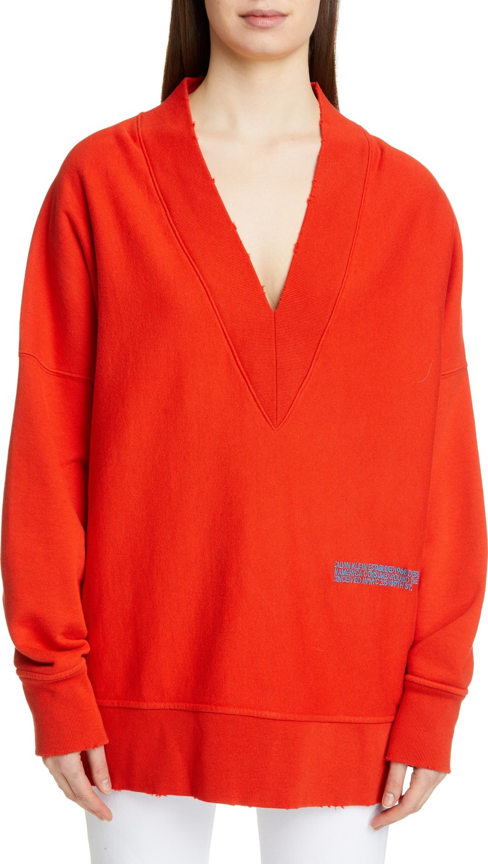 Calvin Klein 205W39NYC Embroidered Logo Sweatshirt