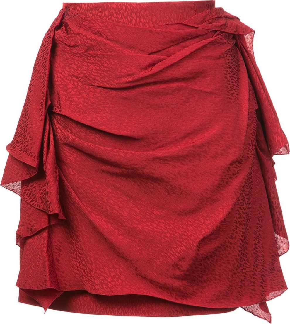 Carmen March Draped Mini skirt