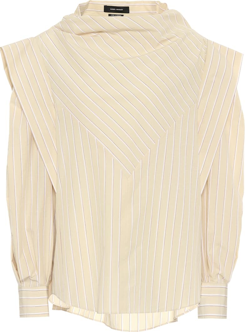 Isabel Marant Welly striped cotton and silk blouse