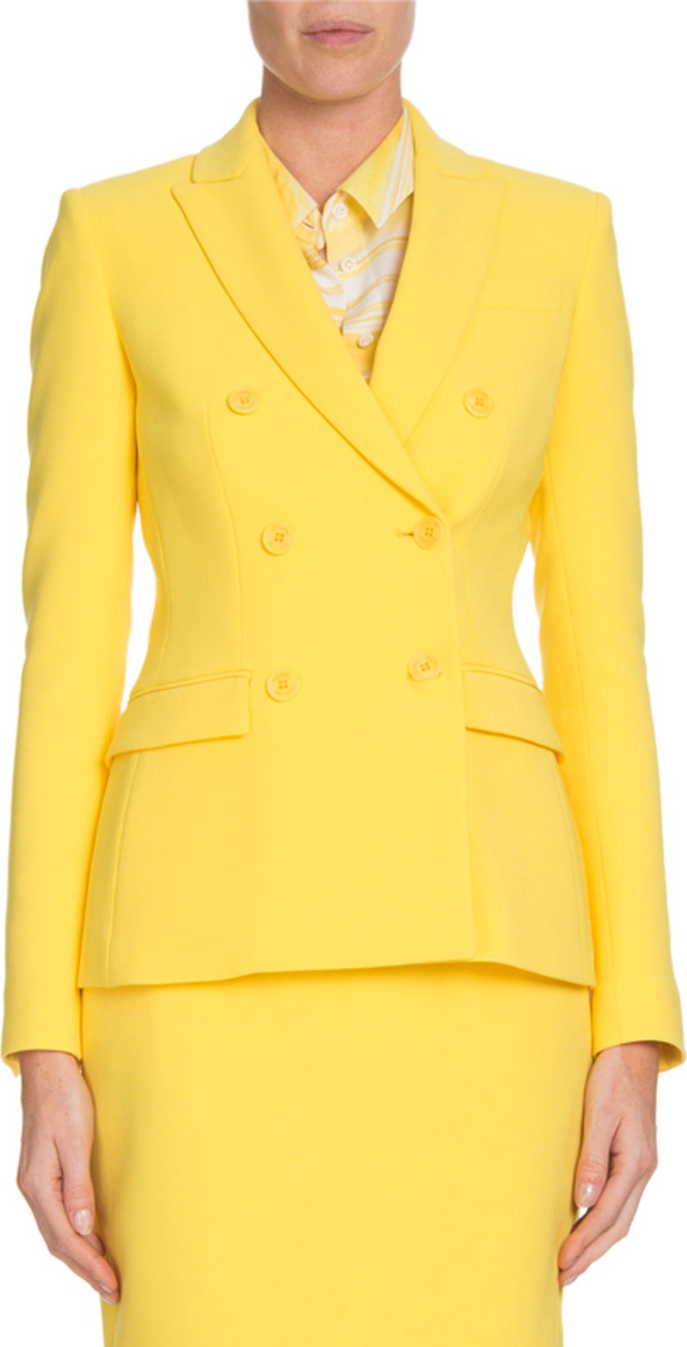 Altuzarra Indiana Double-Breasted Crepe Jacket Altuzarra Indiana Double-Breasted Crepe Jacket