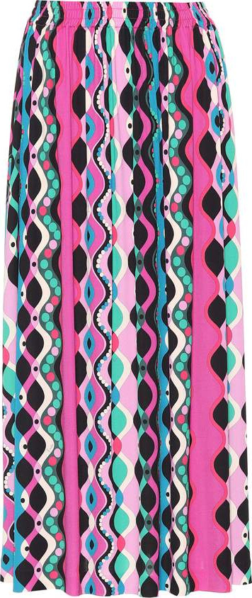 Emilio Pucci Printed midi skirt