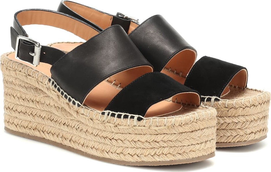 Rag & Bone Edie leather wedge espadrilles