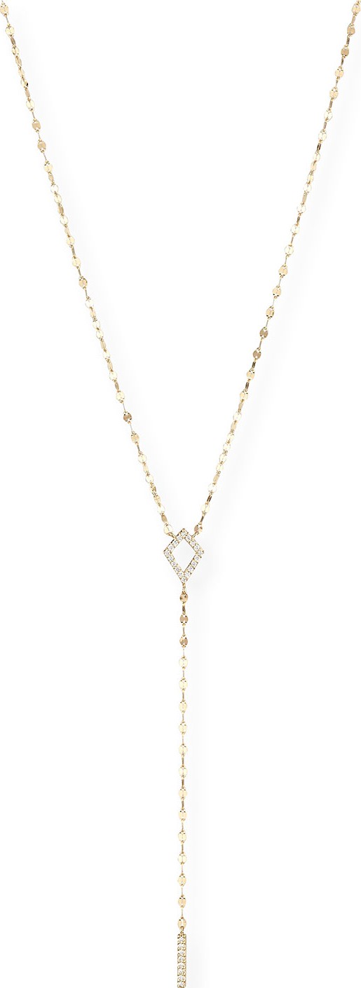 Lana Flawless Kite Lariat Necklace with Diamonds