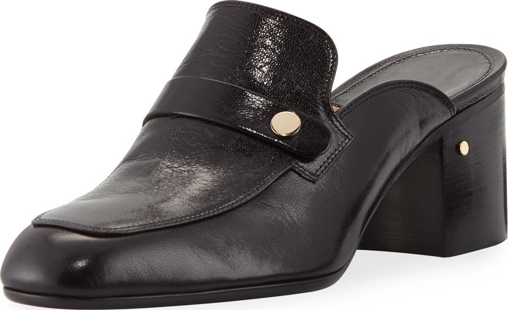 Laurence Dacade Thelma 55mm Block-Heel Mule Loafers