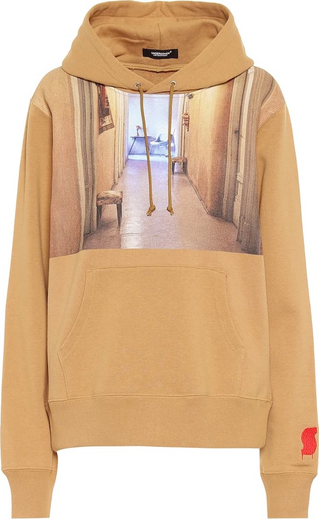 Undercover Printed cotton hoodie