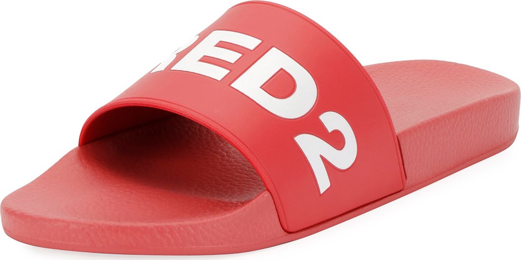 DSQUARED2 Logo Slide Sandals