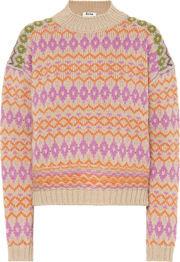 Acne Studios Intarsia wool sweater