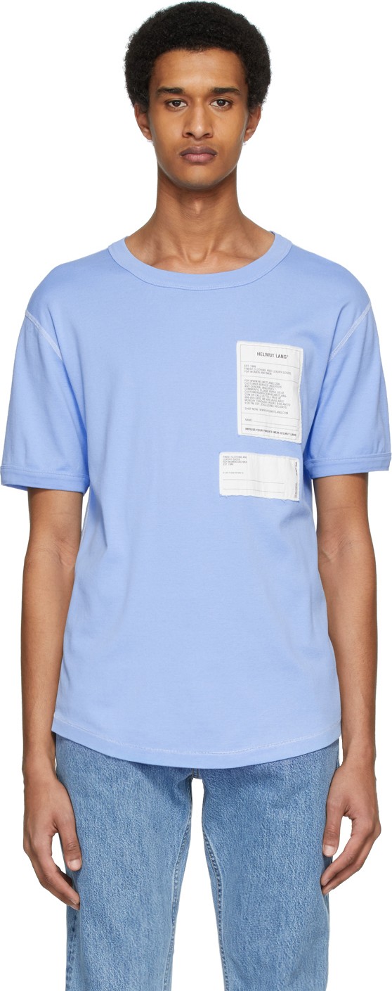 Helmut Lang Blue Base Layer T-Shirt