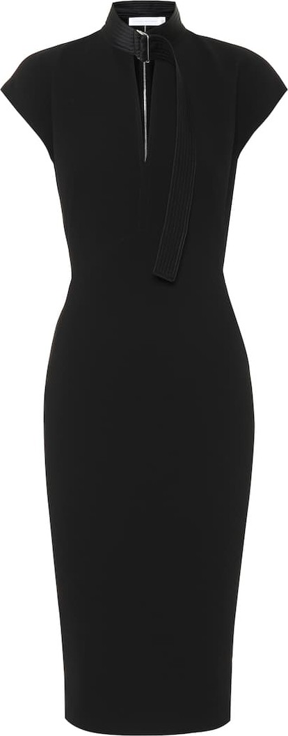 Victoria Beckham Crêpe midi dress