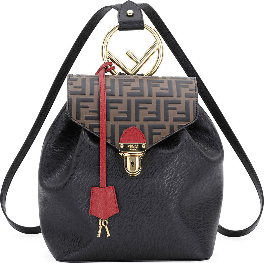 Fendi Cruise FF Embossed Calf Backpack