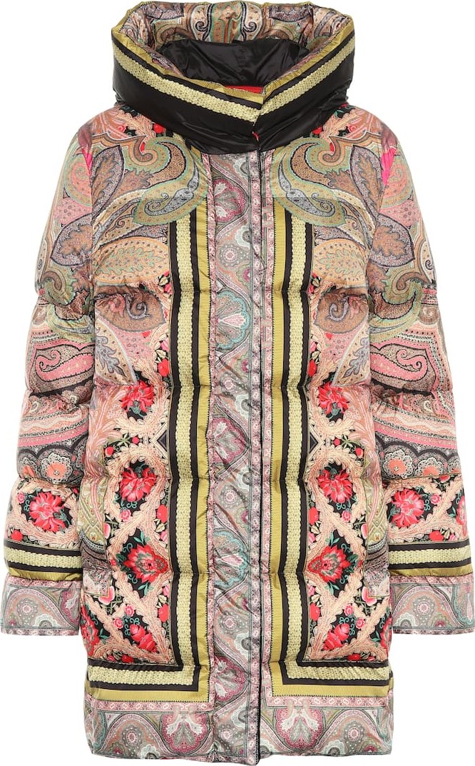 Etro Printed down puffer coat