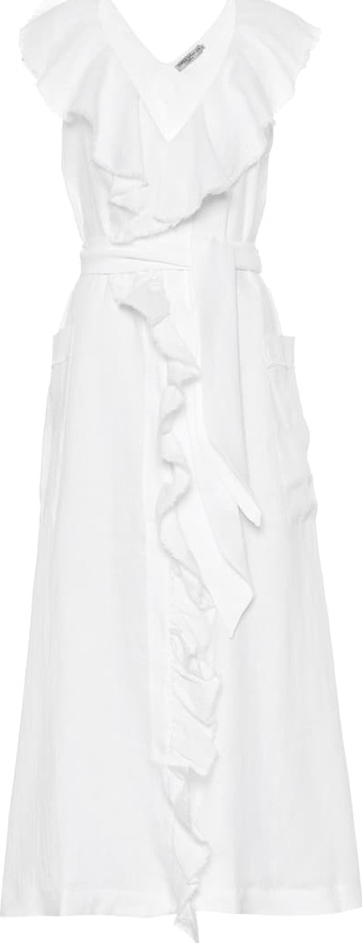 Three Graces London Exclusive to Mytheresa – Mabel linen midi dress