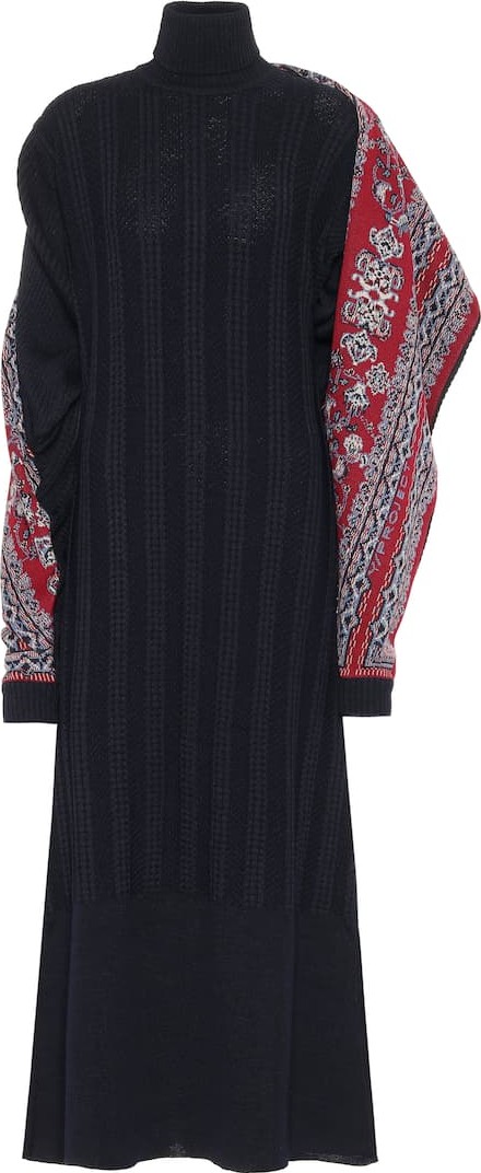 Y/Project Wool-blend sweater dress