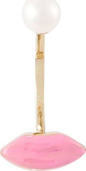 Delfina Delettrez Baby Pink Lips piercing earring
