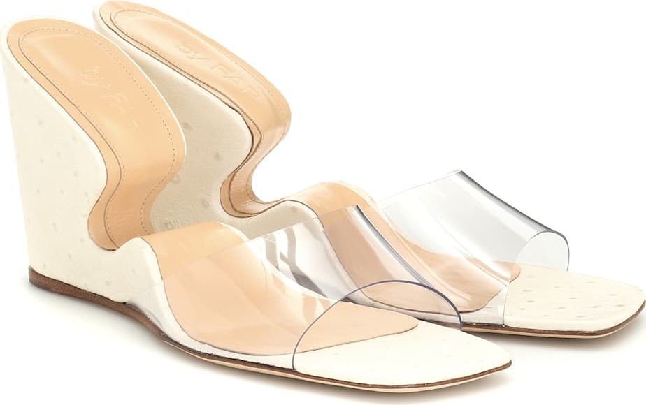 By Far Greta PVC and leather sandals