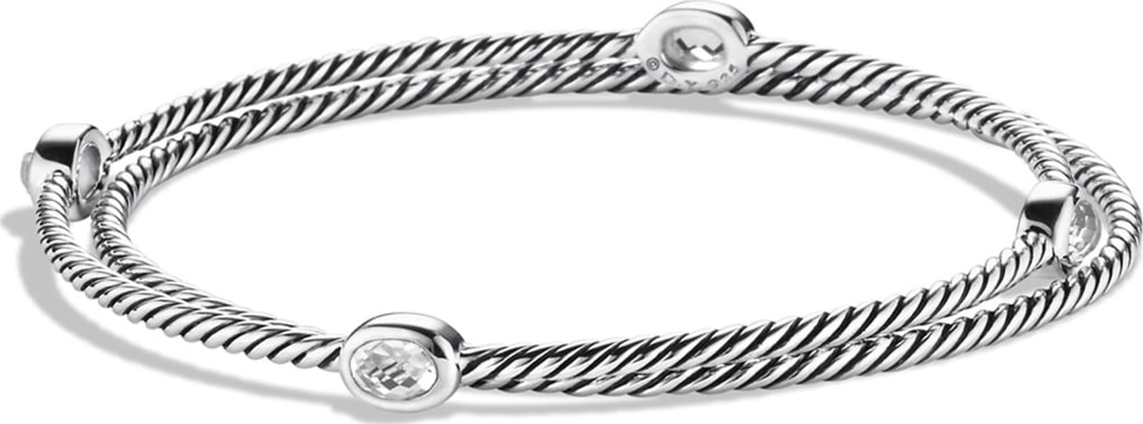 David Yurman 'Color Classics' Set of 2 Bangles with Semiprecious Stones
