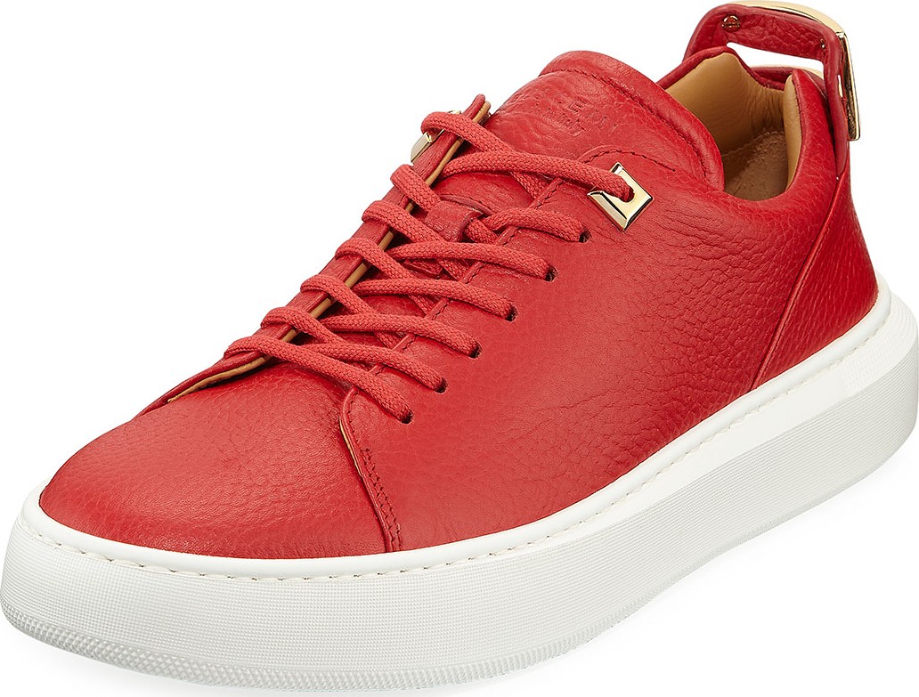 Buscemi Men's 50mm Leather Low-Top Sneakers