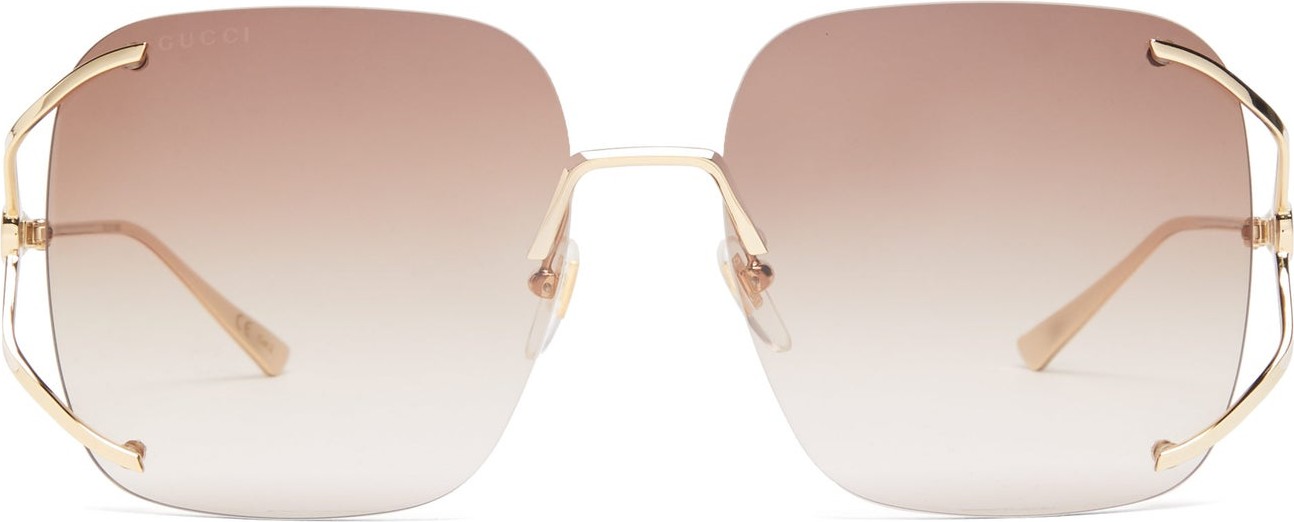 Gucci Oversized square sunglasses