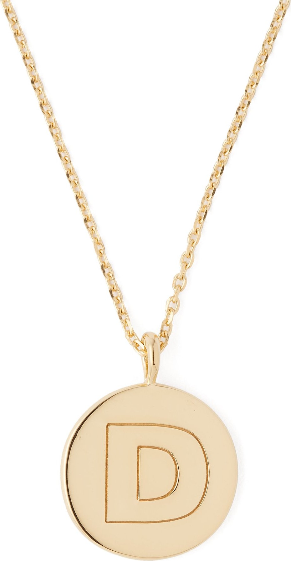Theodora Warre D-charm gold-plated necklace