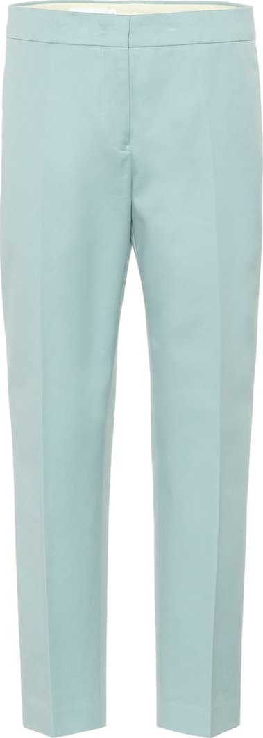 Jil Sander Cropped cotton pants