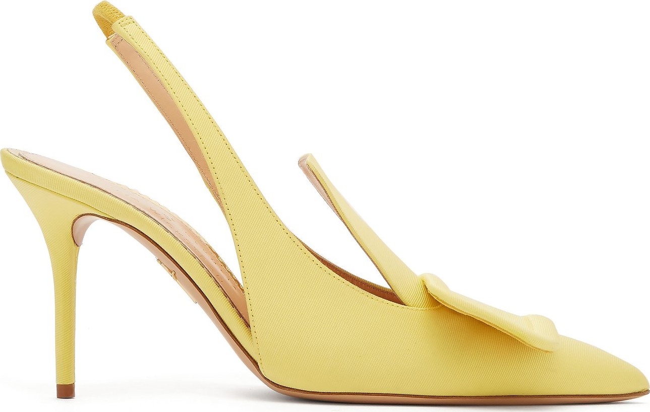 Emilia Wickstead X Charlotte Olympia grosgrain slingback pumps