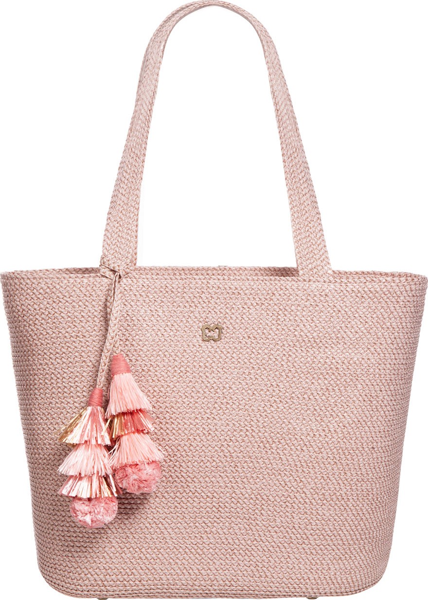 Eric Javits Squishee® Shoulder Tote Bag with Tassels