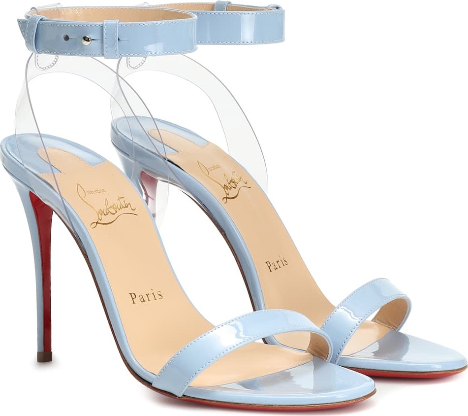 Christian Louboutin Jonatina 100 patent leather sandals