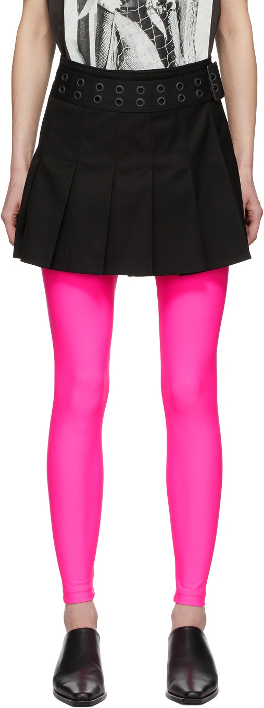 Junya Watanabe Black Pleated Miniskirt