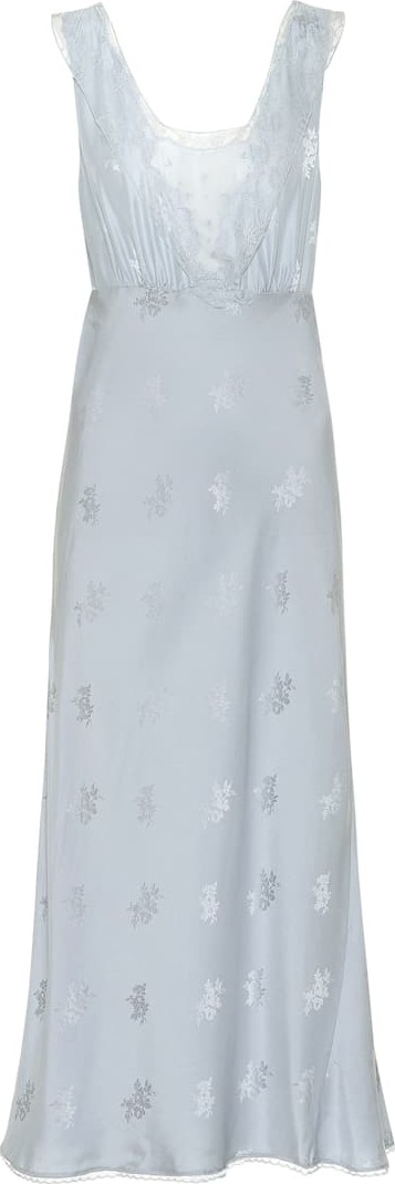 LOVESHACKFANCY Coletta silk dress