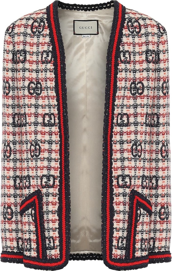 Gucci Wool-blend tweed jacket