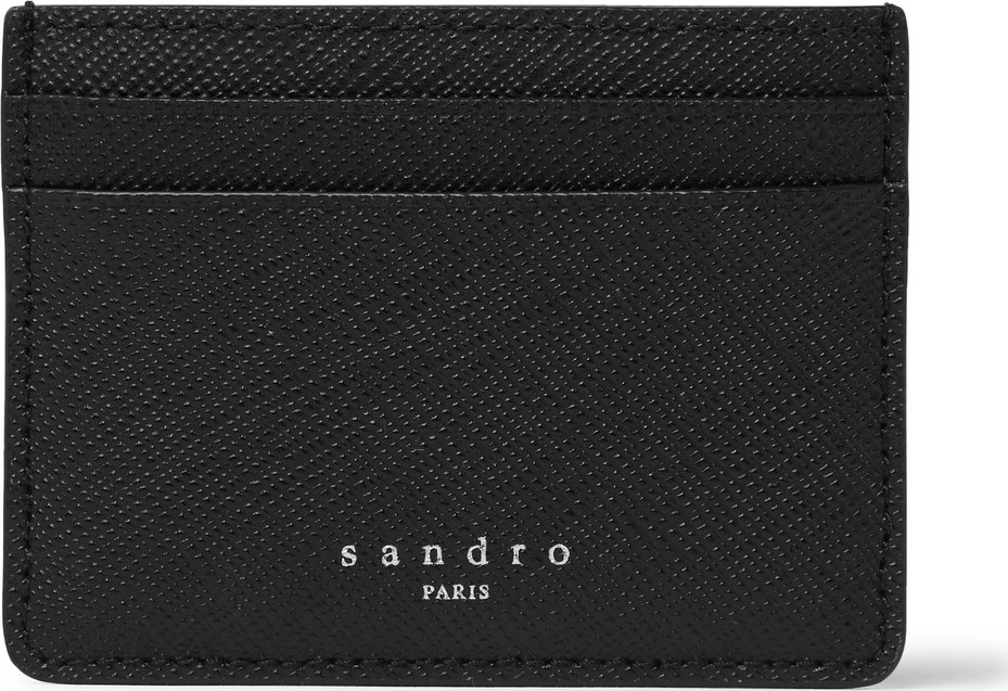 Sandro Saffiano Leather Cardholder