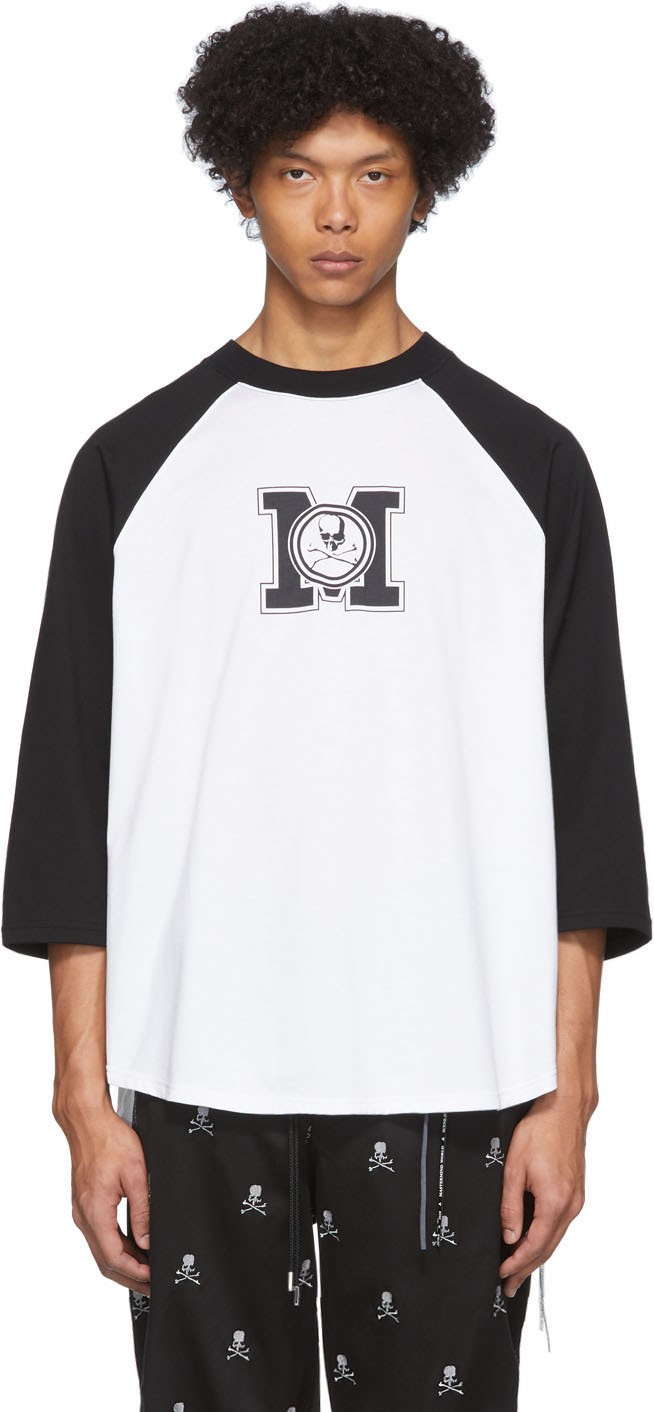 Mastermind World Black & White Baseball T-Shirt