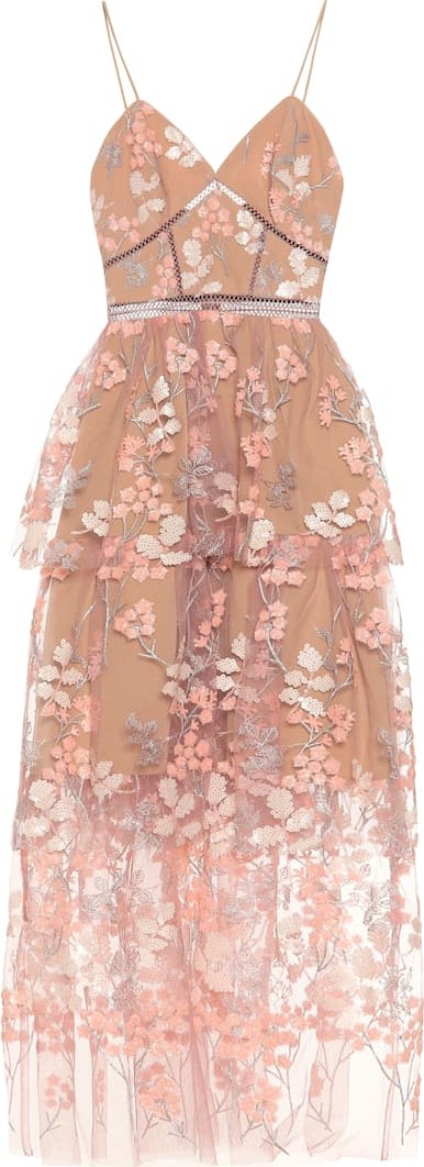 Self Portrait Sequined dress