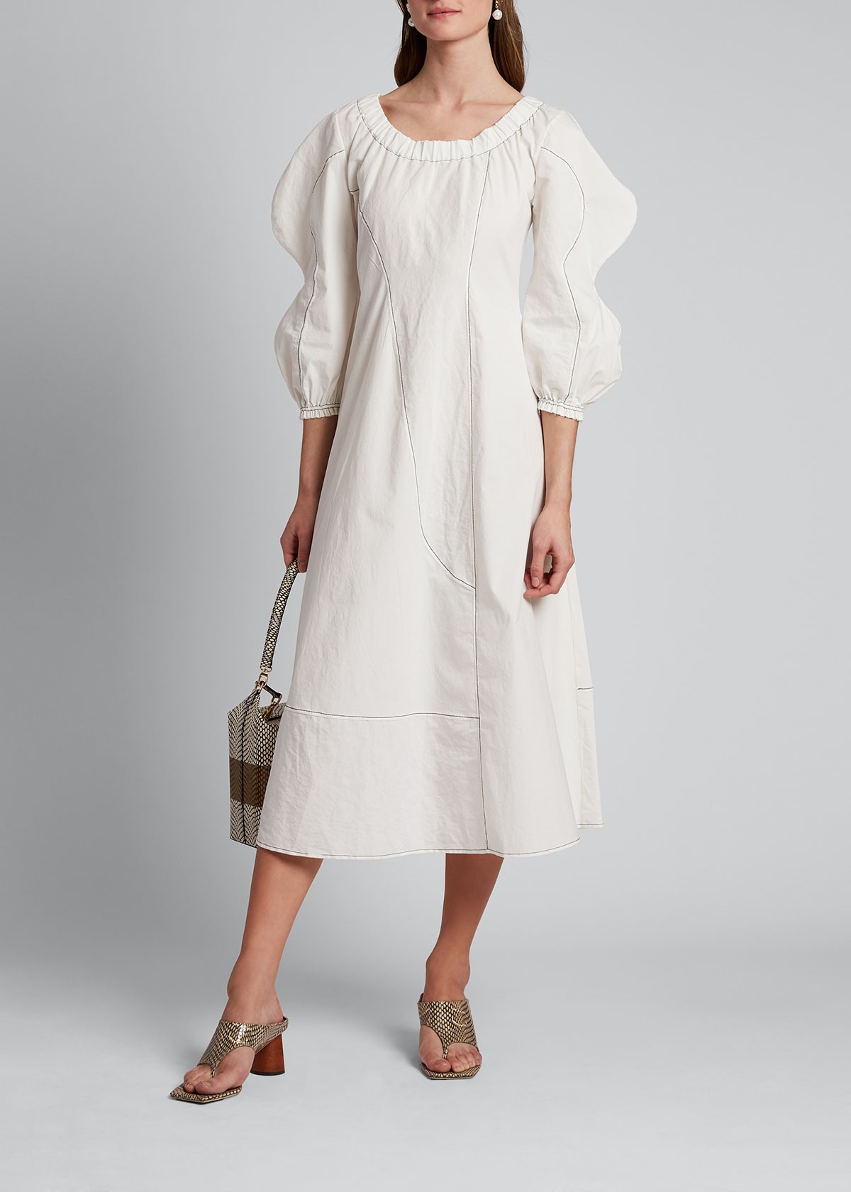 Rejina Pyo Aida Puff-Sleeve Dress