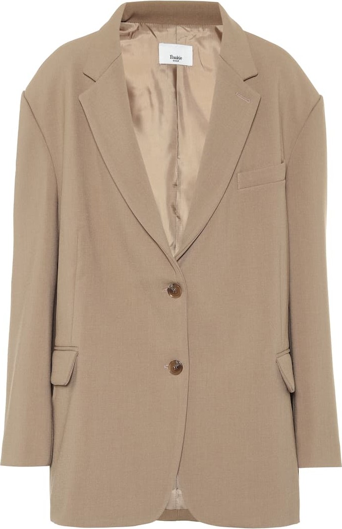 Frankie Shop Bea stretch-twill blazer
